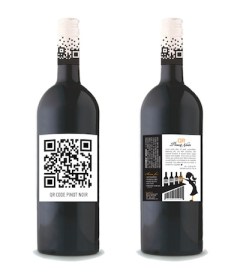 Eticheta adeziva pentru sticla de vin postata de Exonia Holding