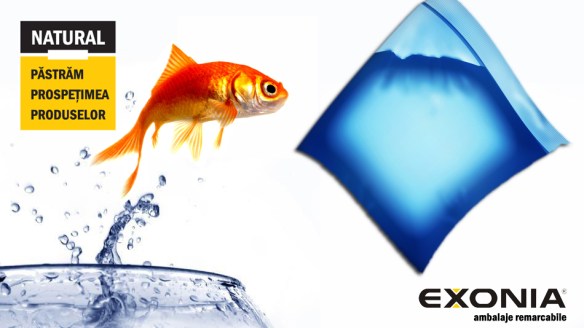 Pungi pentru peste congelat de la fabrica de ambalaje Exonia Hol