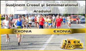 Exonia Holding sustine Crosul si Semimaratonul Aradului