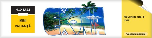 Banner Mini Vacanta de 1 mai Exonia Holding