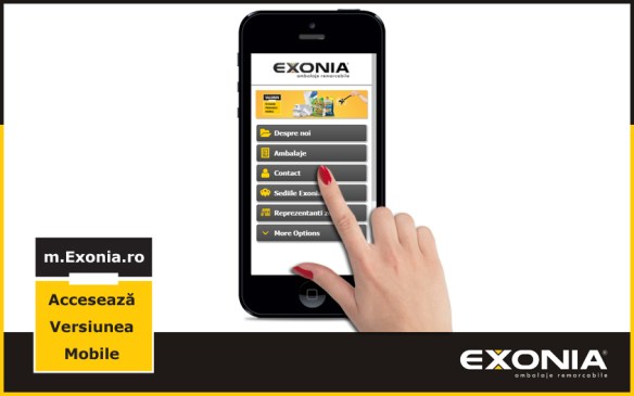 Fabrica De Ambalaje Exonia lanseaza m.Exonia.ro
