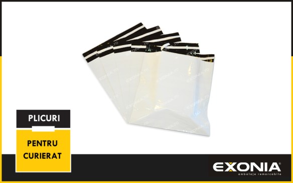 Plicuri pentru curierat din material coextrudat de la Fabrica De