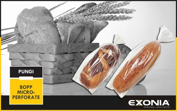 Pungi BOPP microperforate pentru ambalare paine
