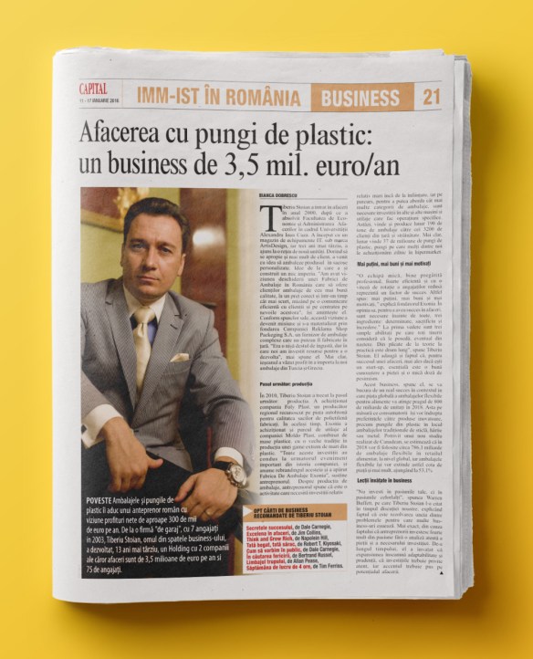 interviu EXONIA in REvista CAPITAL