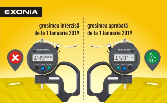 Grosimea minima a sacoselor de la 1 ianuarie 2019 este 50 de microni